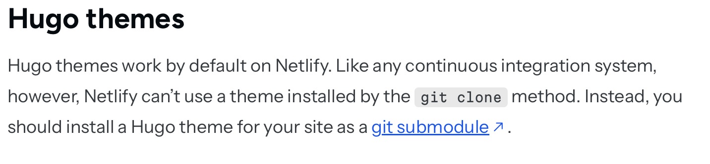 Netlify saying don&rsquo;t use submodules