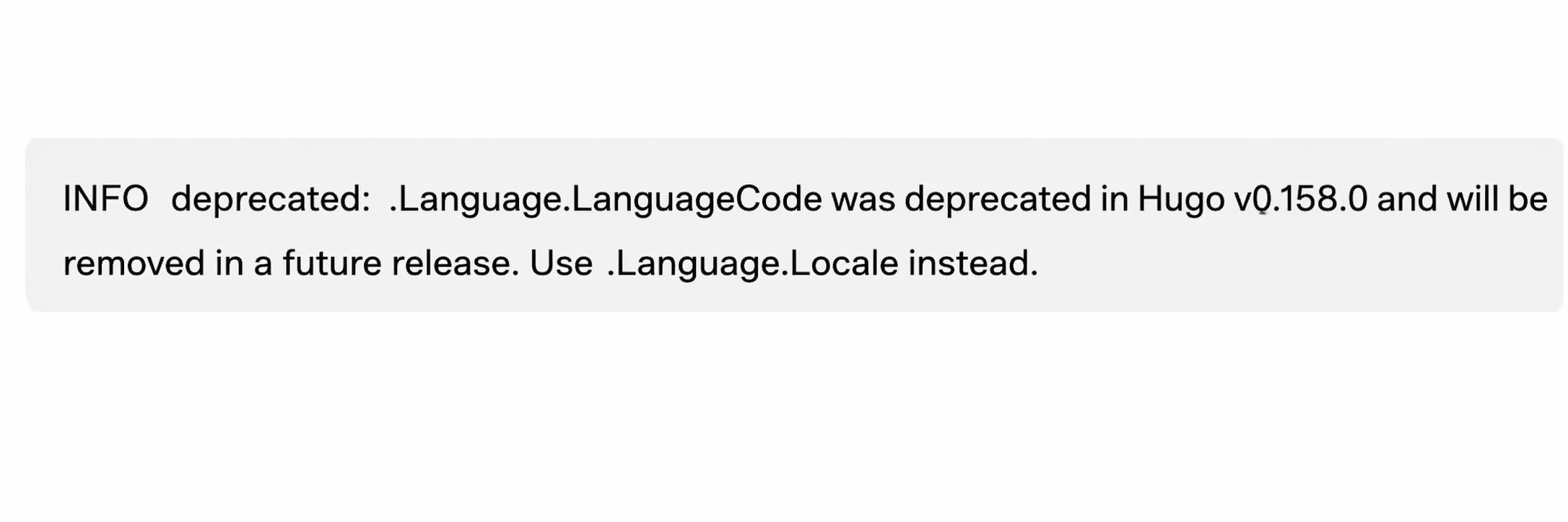 Hugo warning about PaperMod